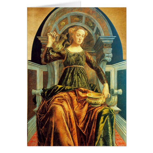 CARTÃO ALVAS DE RENASCIMENTO ANTIQUAS 14/TEMPERÂNCIA (Frente)