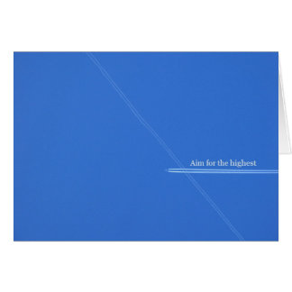 Cartão Alvo para o mais alto