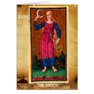 CARTÃO ALVOS DE RENASCIMENTO ANTIQUÍMICOS 18 / A LUA