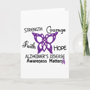Cartão Alzheimer’s Disease Celtic Butterfly 3