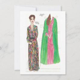 Cartão Amanda Paper Doll