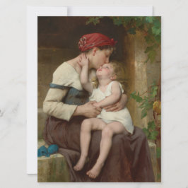 Cartão Amando a Mãe com seu Filho Adorável (Perrault)