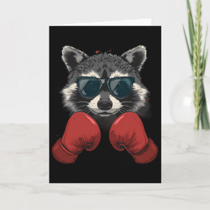 Cartão Amante de Boxe Luvas de Boxe Kickboxing Divertido