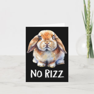 Cartão Amante de Coelho Mini Holland Lop Sem Rizz