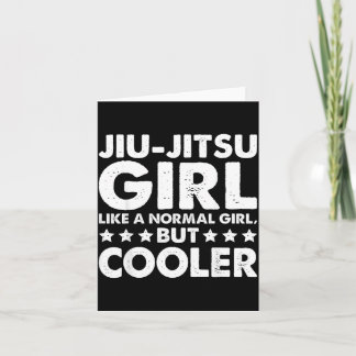 Cartão Amante de Jiu Jitsu Brasileiro Feminino de Jiu Jit