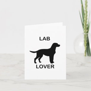 Cartão amante de lab