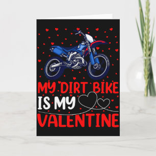 Cartão Amante de Moto Off-Road Engraçado Minha Moto Off-R