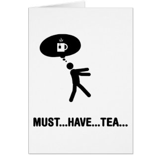 Cartão Amante do chá