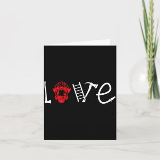 Cartão Amante Esposa Namorada Bombeira Feminina