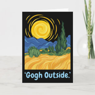 Cartão Amante Natureza Inspirador Noite Estrelada Gogh Fo