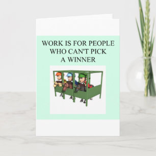 Cartão amantes de corridas