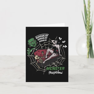 Cartão Amantes do Monstro de Frankenstein Engraçado Coelh