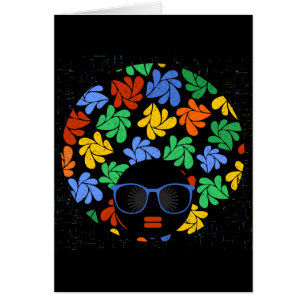 Cartão Amar Africano Colorido