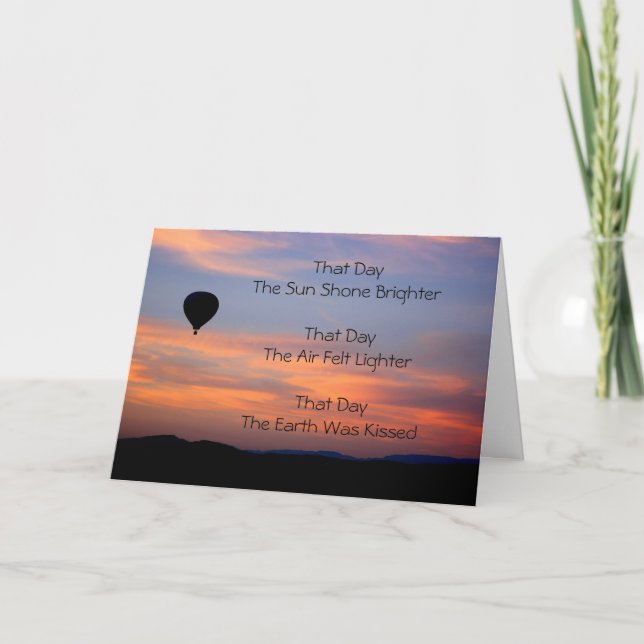 Cartão Amar Aniversário (Frente)