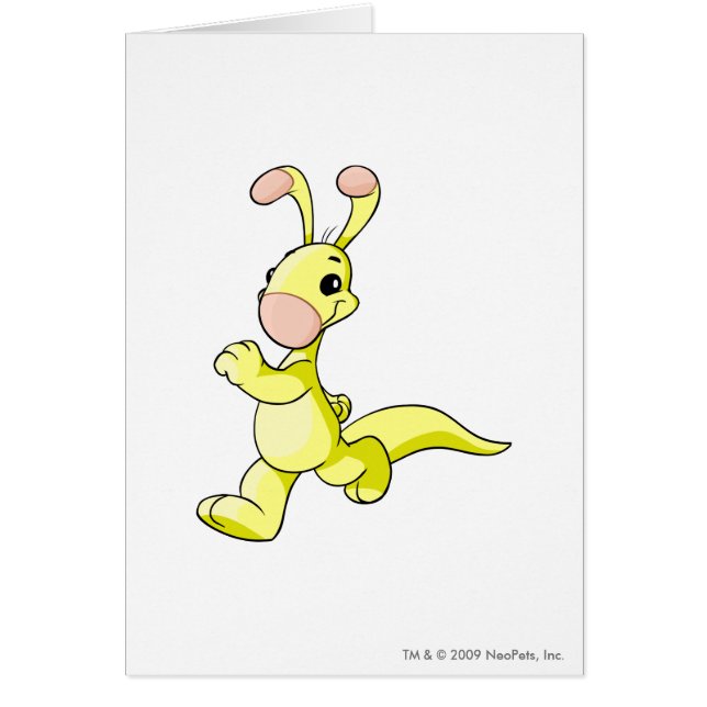 Cartão Amarelo de Blumaroo (Frente)