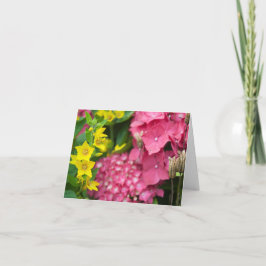 Cartão Amarelo e Rosa