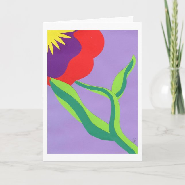 Cartão Amaryllis II (Frente)