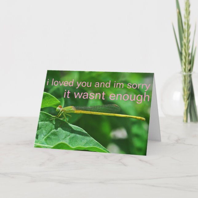 Cartão amava você (Frente)