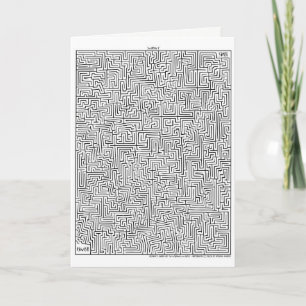 Cartão Amazing MAze! Mayan 1 Greeting Card