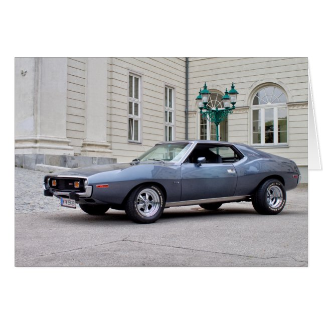 Cartão AMC Javelin SST 1974 (Frente Horizontal)