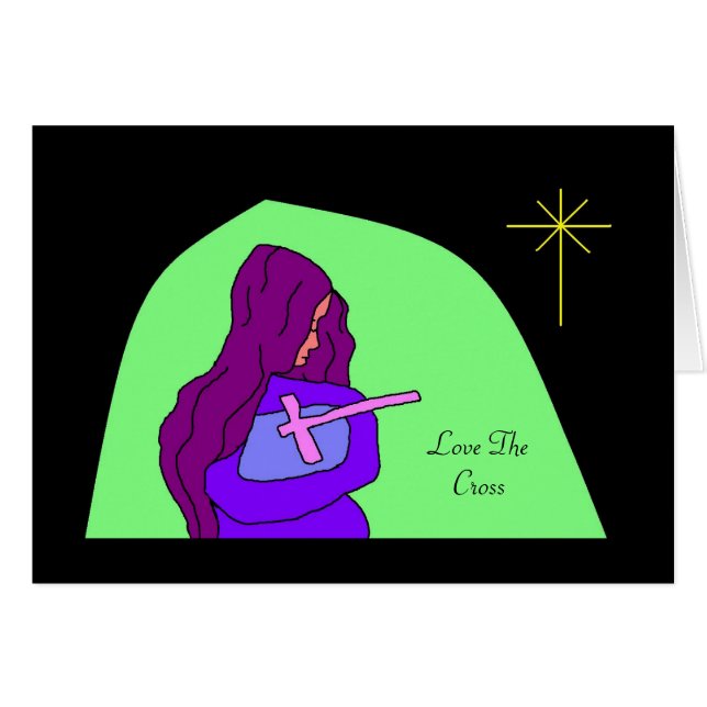 Cartão Ame A Cruz (Frente horizontal)