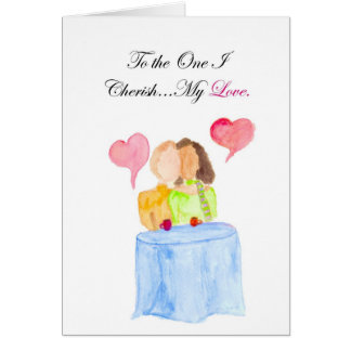 Cartão Ame BW/WM inter-racial brilhante