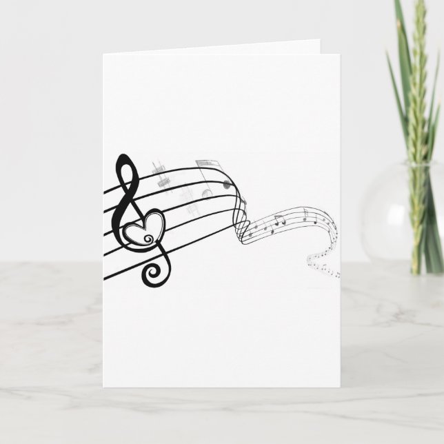 Cartão Ame minha música (Frente)