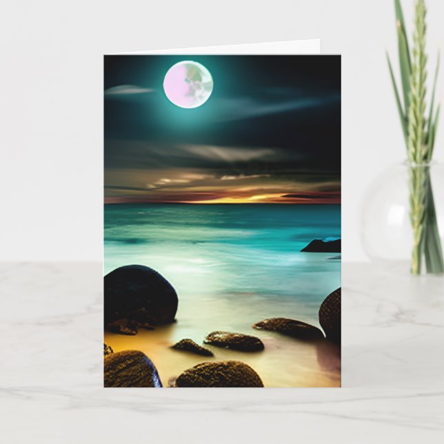 Cartão Ame-te à Lua e Volta (Frente)