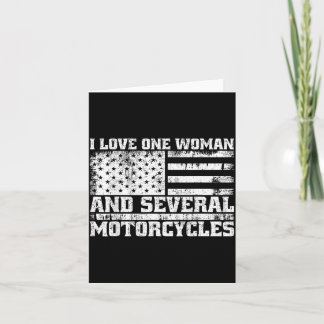 Cartão Ame Uma Mulher e Várias Motocicletas Ciclista Engr
