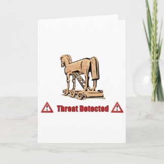 Cartão Ameaça Trojan detectada