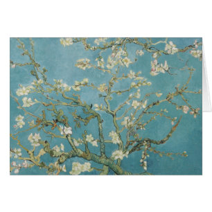 Cartão Amêndoa em flor por Vincent Van Gogh