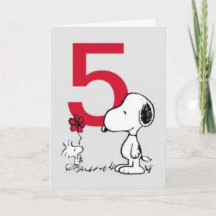 Cartão AMENDOINS   Snoopy Feliz Aniversário
