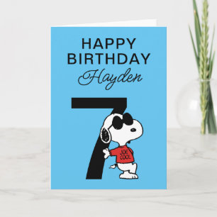 Cartão AMENDOINS   Snoopy Feliz Aniversário