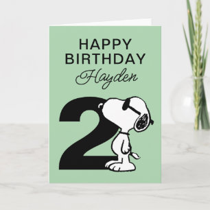 Cartão AMENDOINS   Snoopy Feliz Aniversário