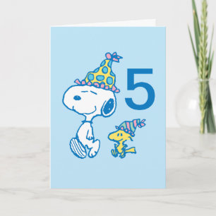 Cartão AMENDOINS   Snoopy Feliz Aniversário