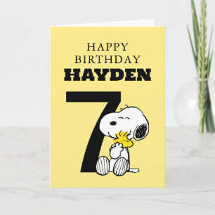 Cartão AMENDOINS   Snoopy Feliz Aniversário