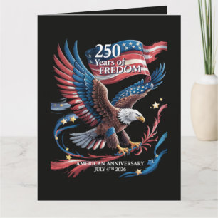 Cartão América 250 Anos de Liberdade 1776-2026
