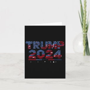 Cartão América Apoia Nossa Bandeira 4 De Julho Donald Tru