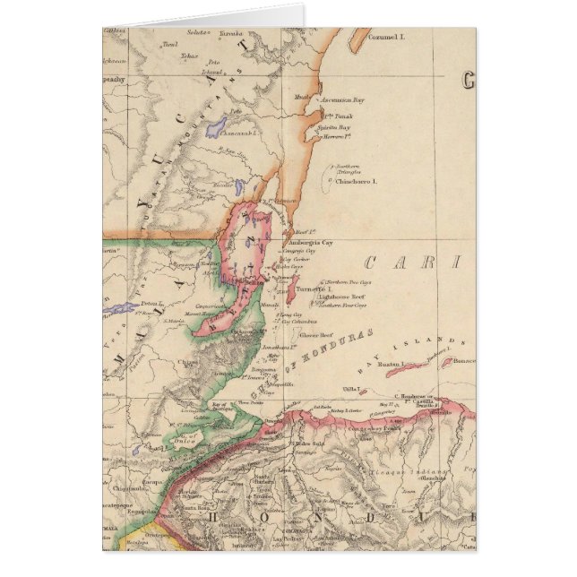 Cartão América Central 3 (Frente)