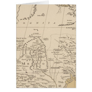 Cartão América do Norte, 1710