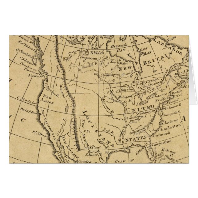 Cartão América do Norte 44 (Frente Horizontal)