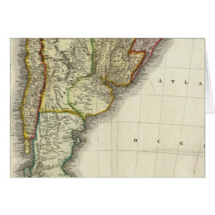 Cartão América do Sul e Índias Ocidentais