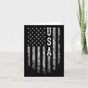 Cartão American Flag Usa Pocket U Flag Happy 4 De Julho