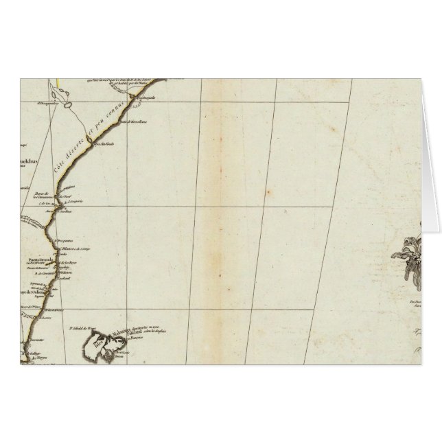 Cartão American Map - Seção Sul Gravada (Frente Horizontal)