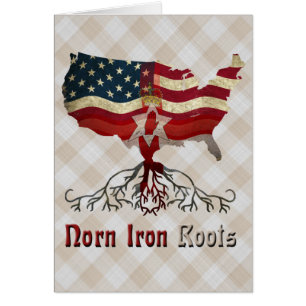 Cartão American Norte Irish Roots Card