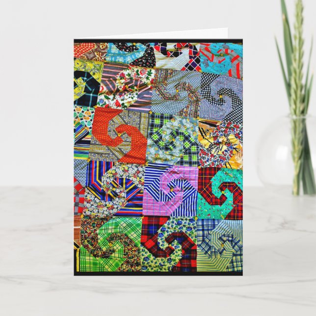 Cartão American Quilt (Frente)