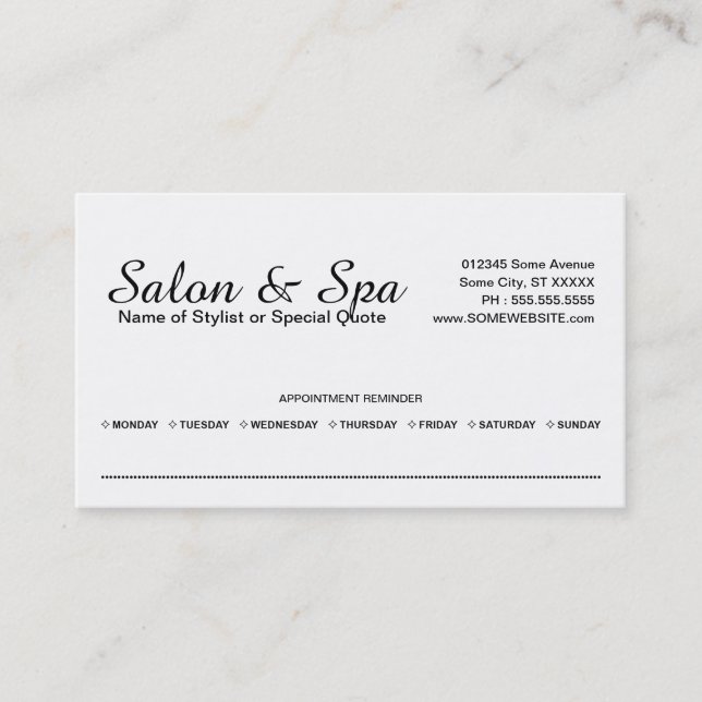 cartão americano da nomeação da beleza (Frente)