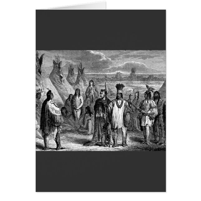 Cartão Americanos nativos (Frente)