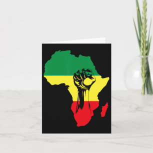 Cartão Americanos nativos Africanos de História Preta do