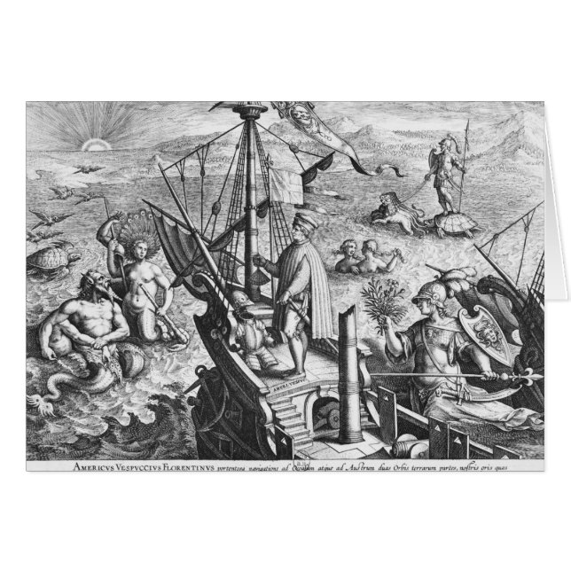 Cartão Amerigo Vespucci (Frente Horizontal)